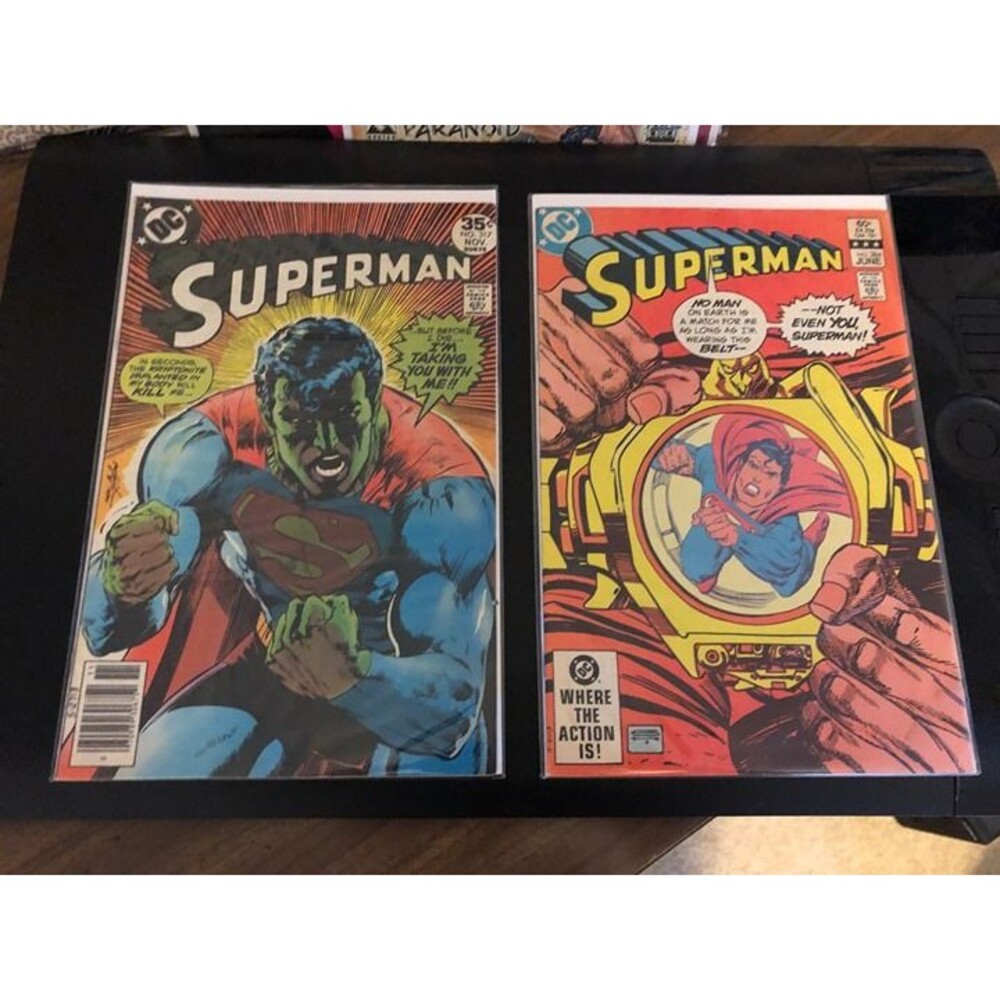 Superman 317 NEWSSTAND Neal Adams 1977+Superman #384 Vol. 1 1983